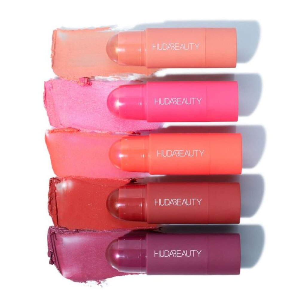 Huda Beauty Cheeky Tint Blush Stick in Coral Cutie
